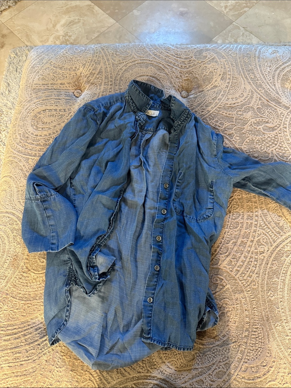 Women’s Bella Dahl  Blue Denim Button-Up Shirt